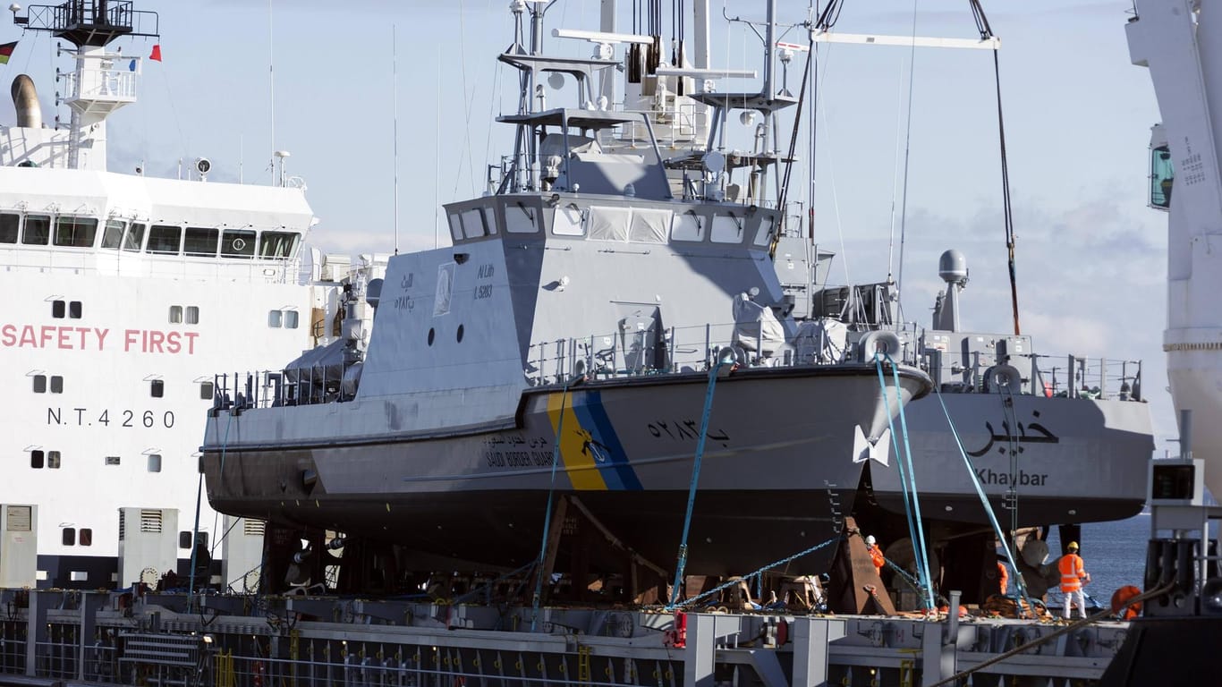 Ein Küstenschutzboot für Saudi-Arabien: Deutschland stoppt die Rüstungsexporte in den Wüstenstaat.