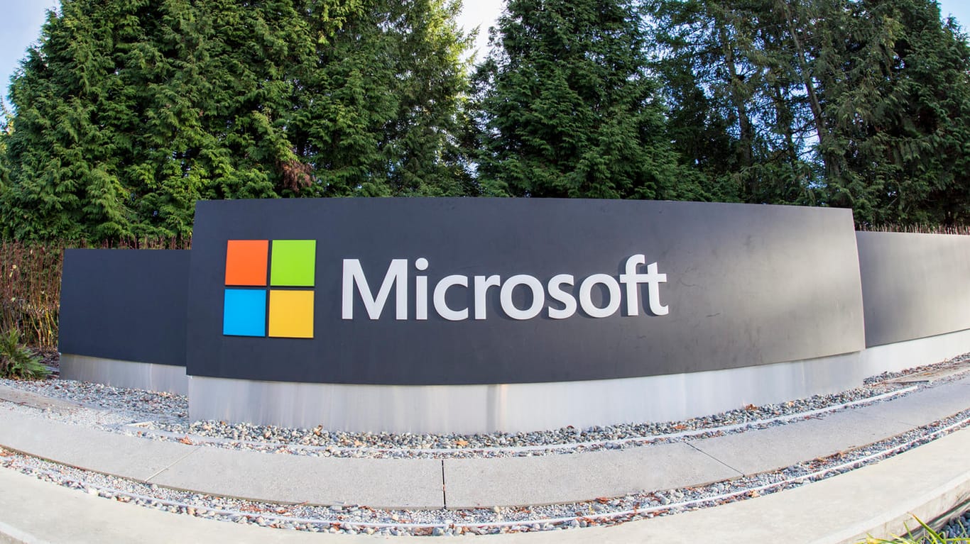 Das Microsoft-Logo: Der Konzern testete in der Mail-App von Windows 10 Werbung.