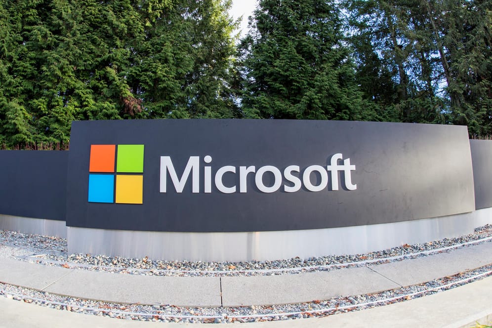 Das Microsoft-Logo: Der Konzern testete in der Mail-App von Windows 10 Werbung.