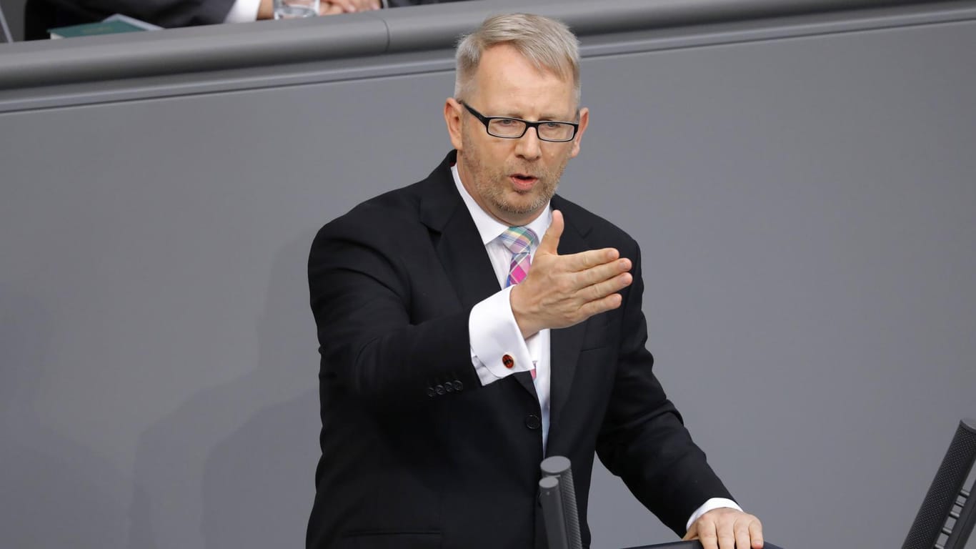 Johannes Kahrs im Bundestag: Der SPD-Politiker ist bereits mehrfach mit der AfD aneinander geraten.