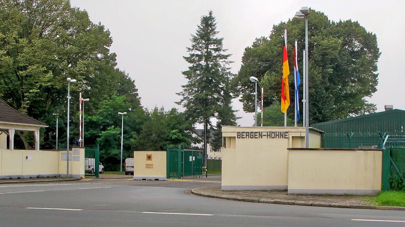 Die Bundeswehrkaserne in Bergen-Hohne: Die niederländische Panzerkompanie ist in die 1. deutsche Panzerdivision integriert. (Archivbild)