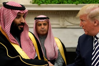 Donald Trump und Mohammed bin Salman: "Unverbrüchliche Partner".