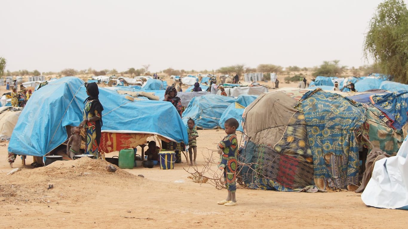 Flüchtlingslager im Niger.