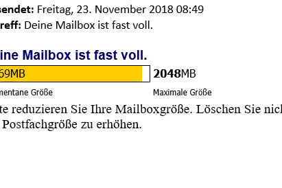 Phishing-Versuch: Mit solchen Mails sollen Passwörter gestohlen werden.