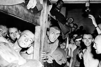 Überlebende: Kurz vor Ende des Zweiten Weltkriegs befreiten US-Truppen das KZ Mauthausen.