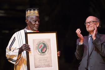 Yacouba Sawadogo, Bauer aus Burkina Faso, erhält in Stockholm den Right Livelihood Award.