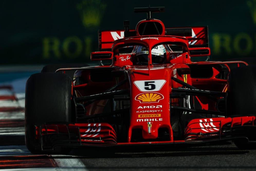 Sebastian Vettel in Abu Dhabi.