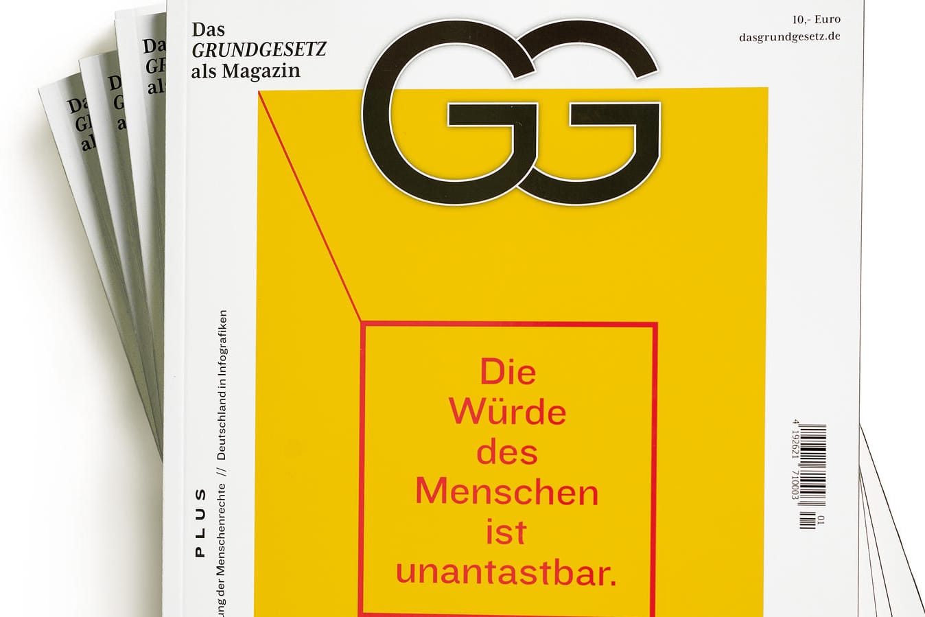 Das Grundgesetz als Magazin: 2019 wird die Verfassung 70 Jahre alt.