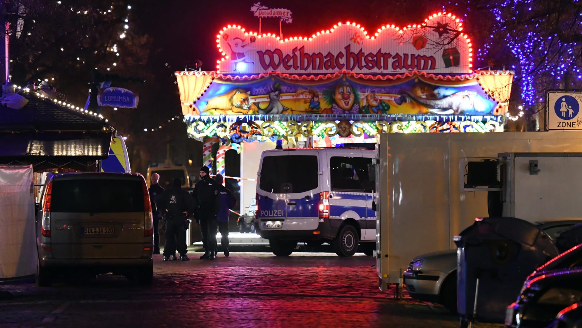 Der Potsdamer Weihnachtsmarkt am 1. Dezember 2017: Eine Paketbombe löste dort einen Großeinsatz der Polizei aus.
