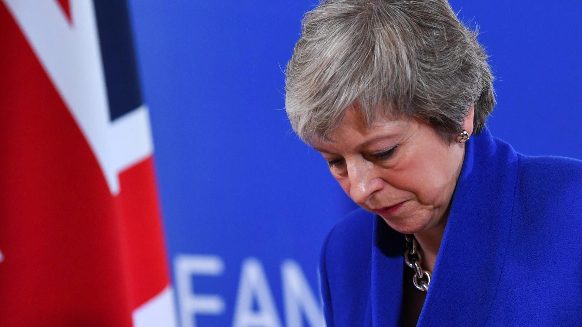 Die britische Premierministerin Theresa May: Einer Mehrheit im Parlament kann sie sich in puncto Brexit keinesfalls sicher sein.