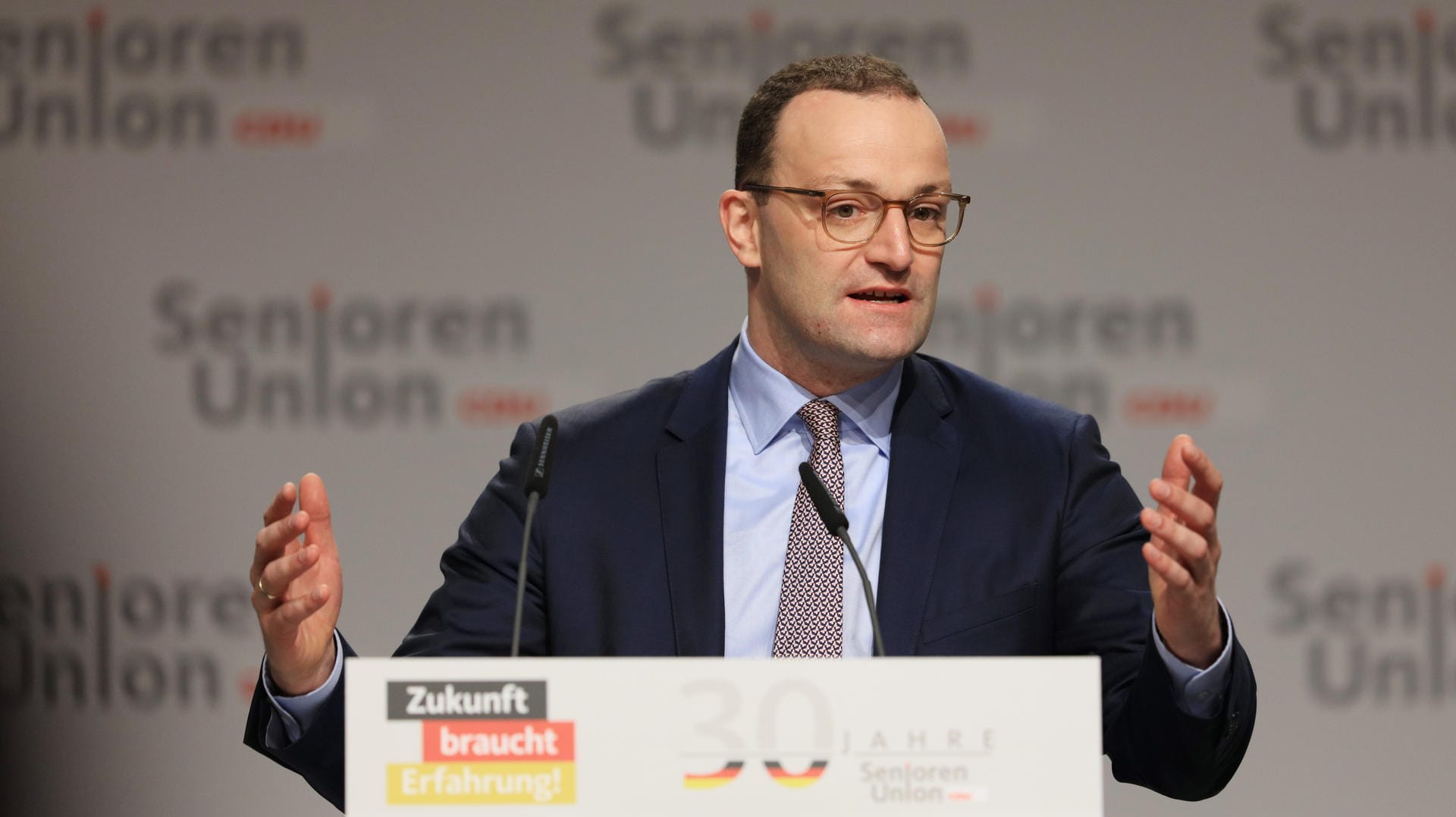 Jens Spahn: Der Gesundheitsminister bewirbt sich um den CDU-Vorsitz – und ist optimistisch, dass die CDU die AfD wieder verschwinden lassen kann. (Archivbild)