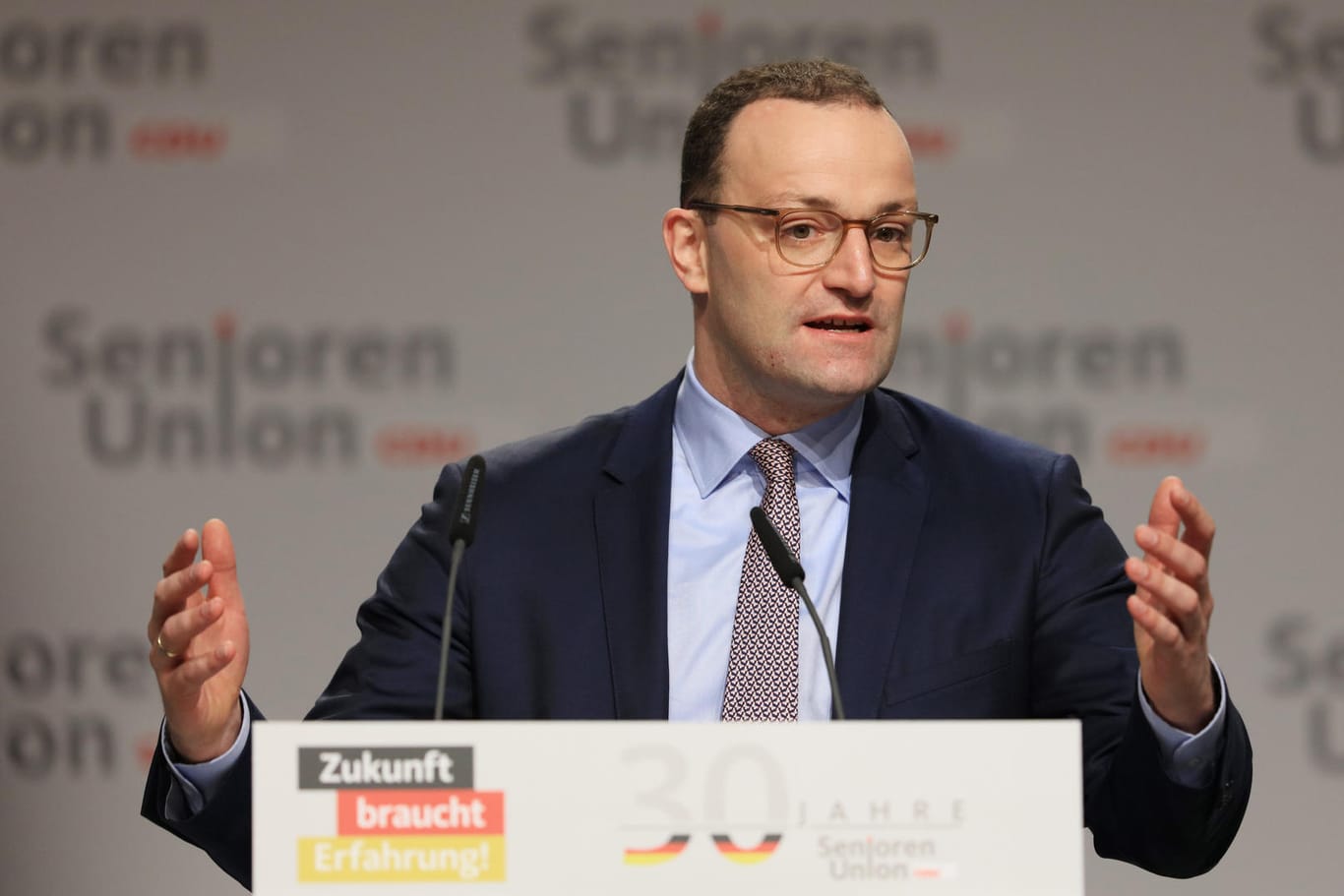 Jens Spahn: Der Gesundheitsminister bewirbt sich um den CDU-Vorsitz – und ist optimistisch, dass die CDU die AfD wieder verschwinden lassen kann. (Archivbild)