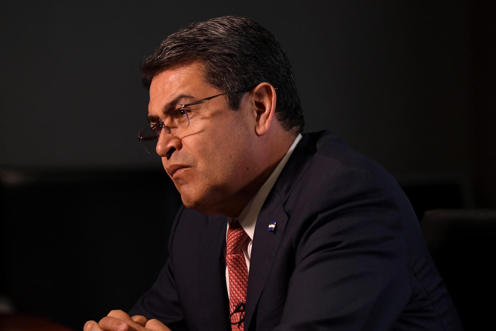 Honduras' Präsident Juan Orlando Hernandez: Sein Bruder Antonio soll die Drogen aus seinen Laboren sogar mit seinen Initialen versehen haben. (Archivbild)