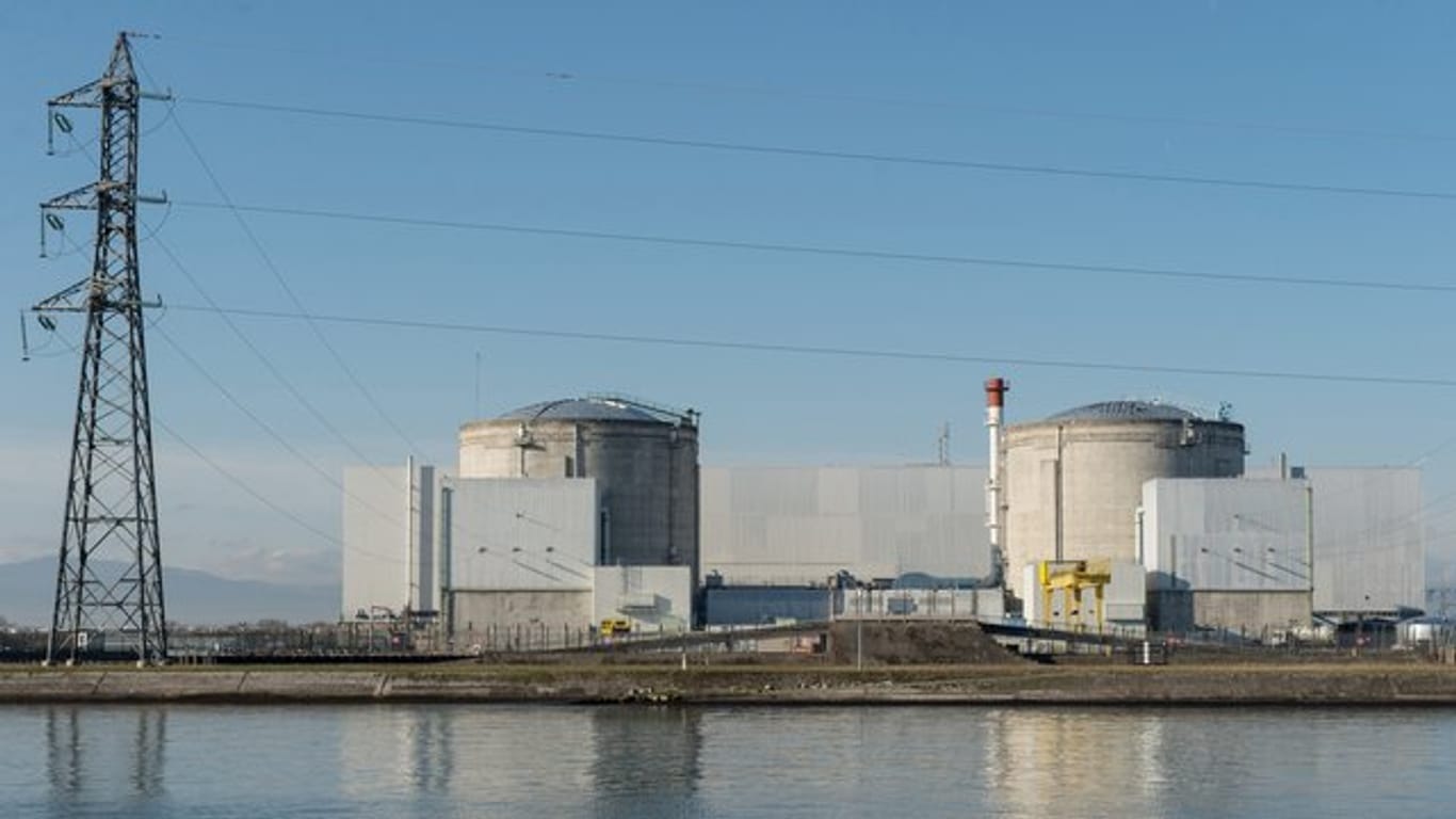 Das Atomkraftwerk in der Nähe der deutschen Grenze.