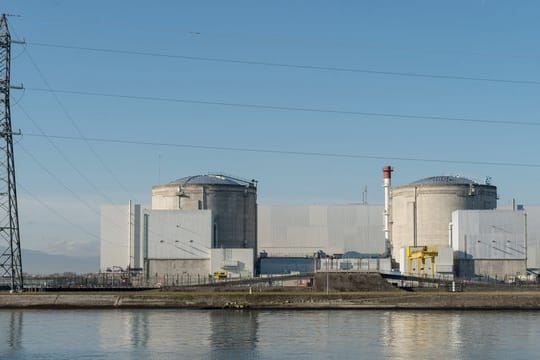 Das Atomkraftwerk in der Nähe der deutschen Grenze.