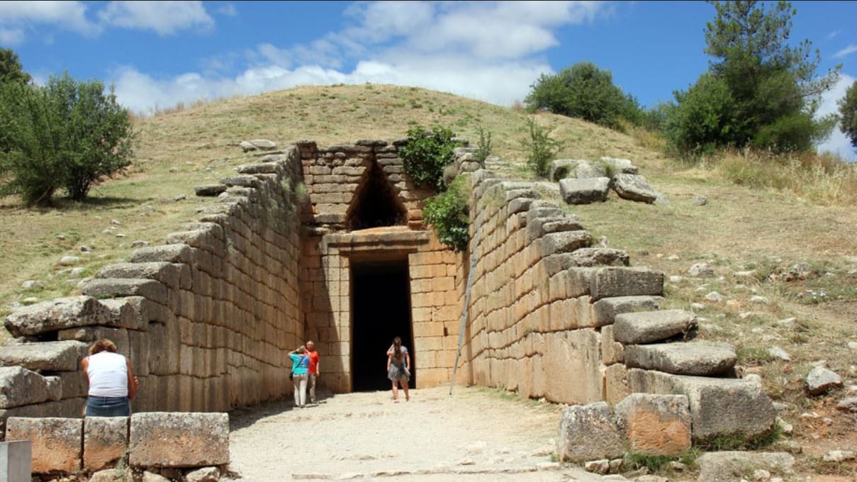 Schatzhaus des Atreus in Mykene.