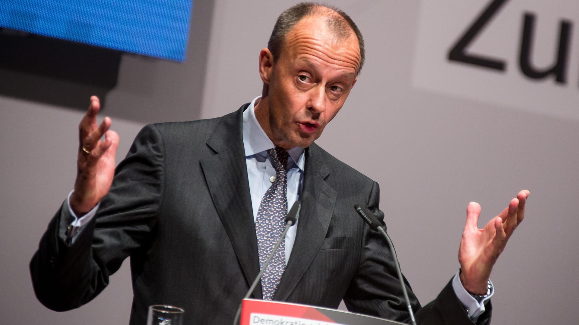 Friedrich Merz bei der CDU-Regionalkonferenz in Böblingen