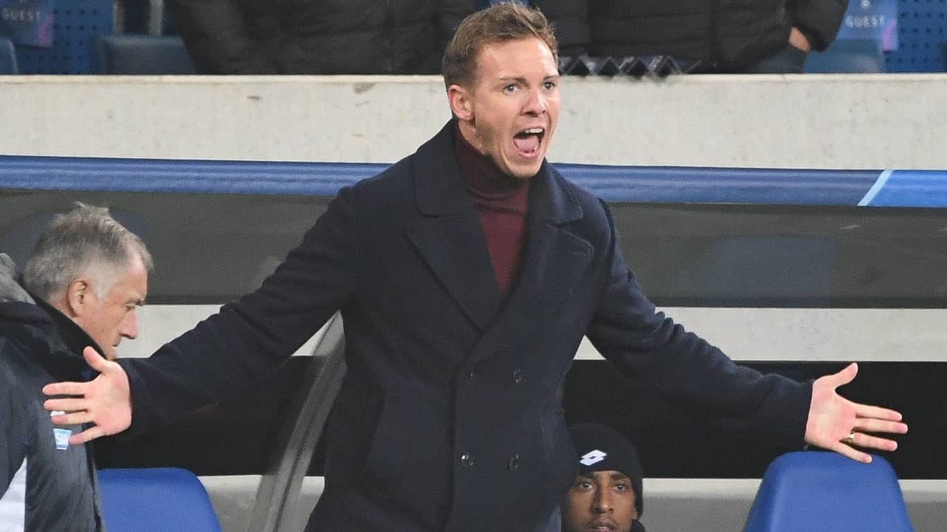 Ging gegen Donezk volles Risiko: Julian Nagelsmann.