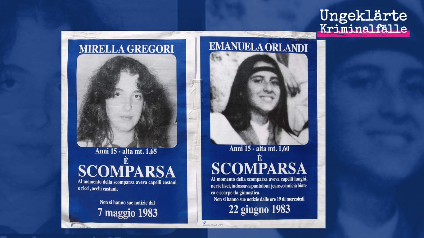 Mirella und Emanuela (v.l.): Die beiden 15- und 16-jährigen Mädchen verschwanden 1983 aus Rom.