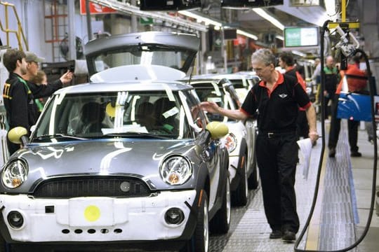 Im Fall eines harten Brexit bedroht: Produktion von Mini-Fahrzeugen im Werk in Oxford.