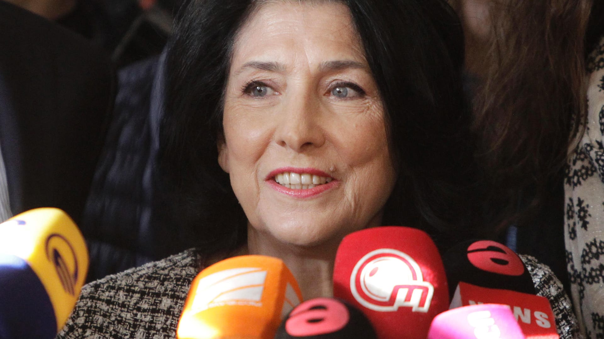 Salome Surabischwili: Die ehemalige Außenministerin hat die Präsidentenwahl in Georgien gewonnen. Salome Surabischwili: Die ehemalige Außenministerin hat die Präsidentenwahl in Georgien gewonnen.