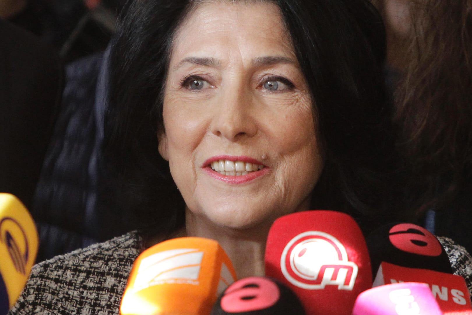 Salome Surabischwili: Die ehemalige Außenministerin hat die Präsidentenwahl in Georgien gewonnen.