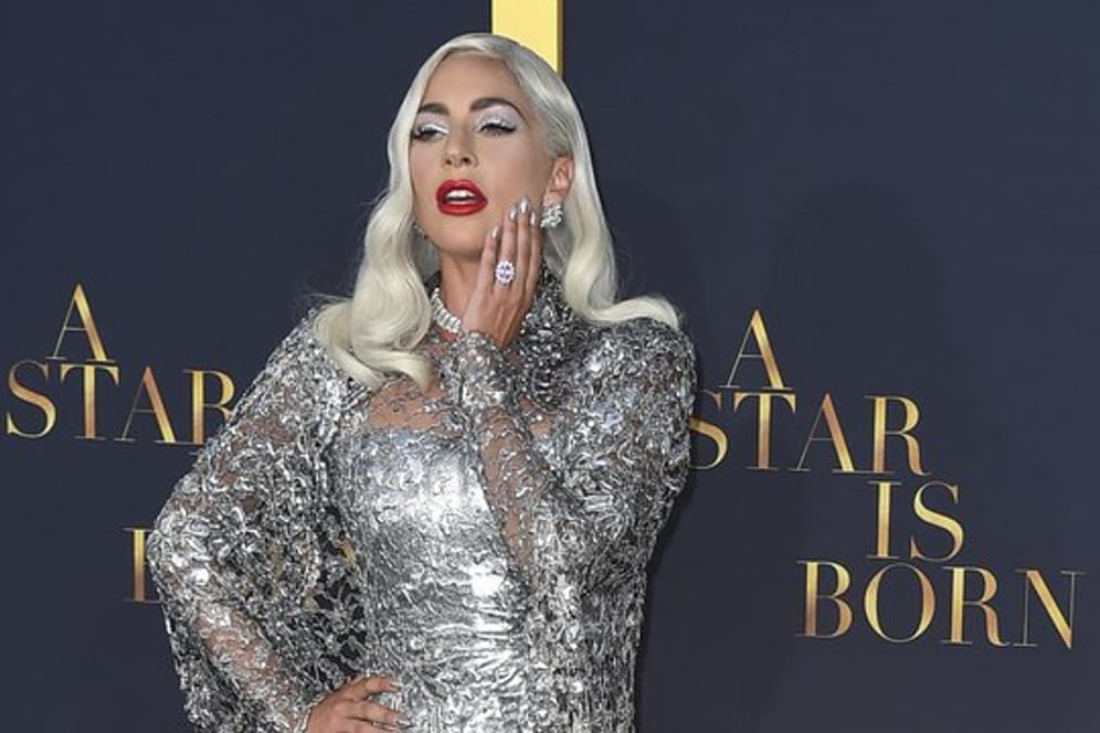 Die Musikerin Lady Gaga bei der Premiere des Films "A Star Is Born" in Los Angeles.