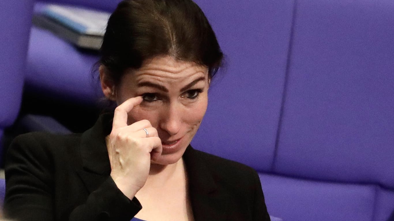 Die AfD-Kandidatin für die Bundestagsvizepräsidentschaft, Mariana Iris Harder-Kühnel: Im ersten Wahlgang erhielt sie nicht die erforderliche Mehrheit.