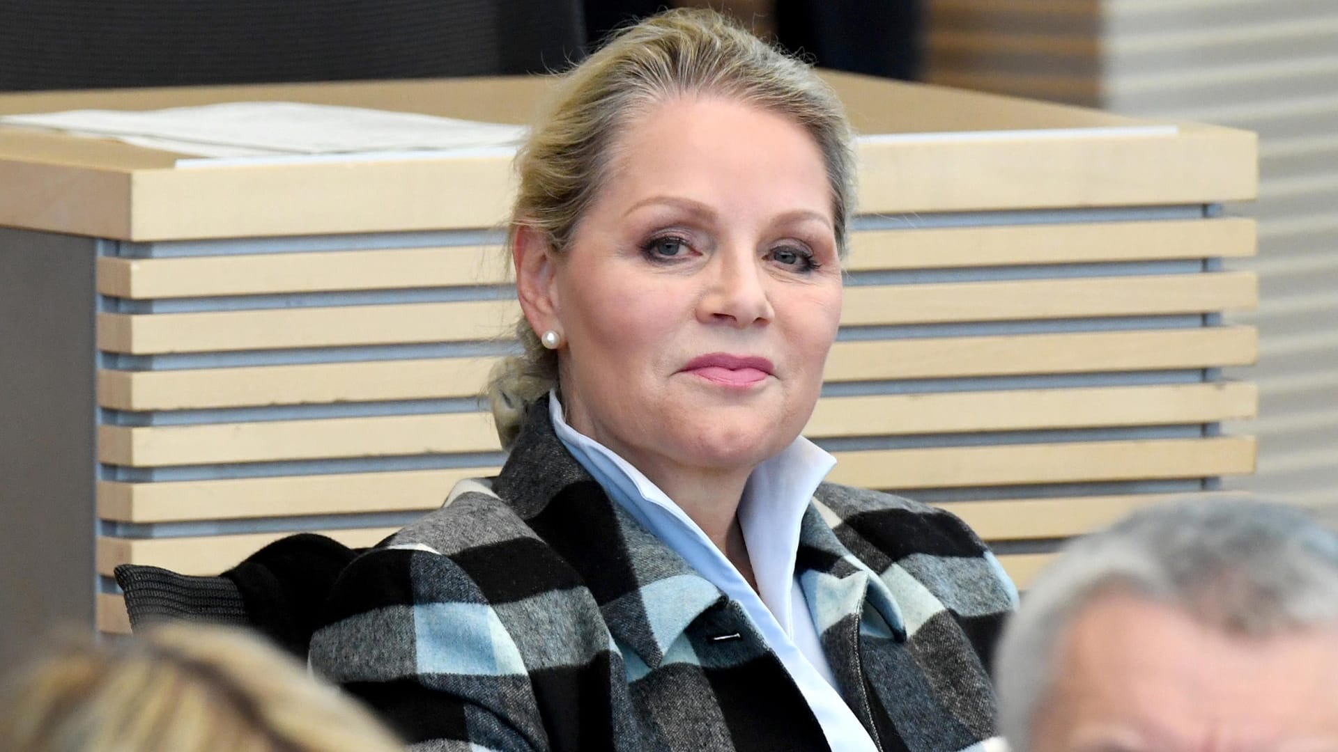 Doris von Sayn-Wittgenstein im Kieler Landtag: Die schleswig-holsteinische AfD-Landesvorsitzende droht aus ihrer Fraktion zu fliegen.