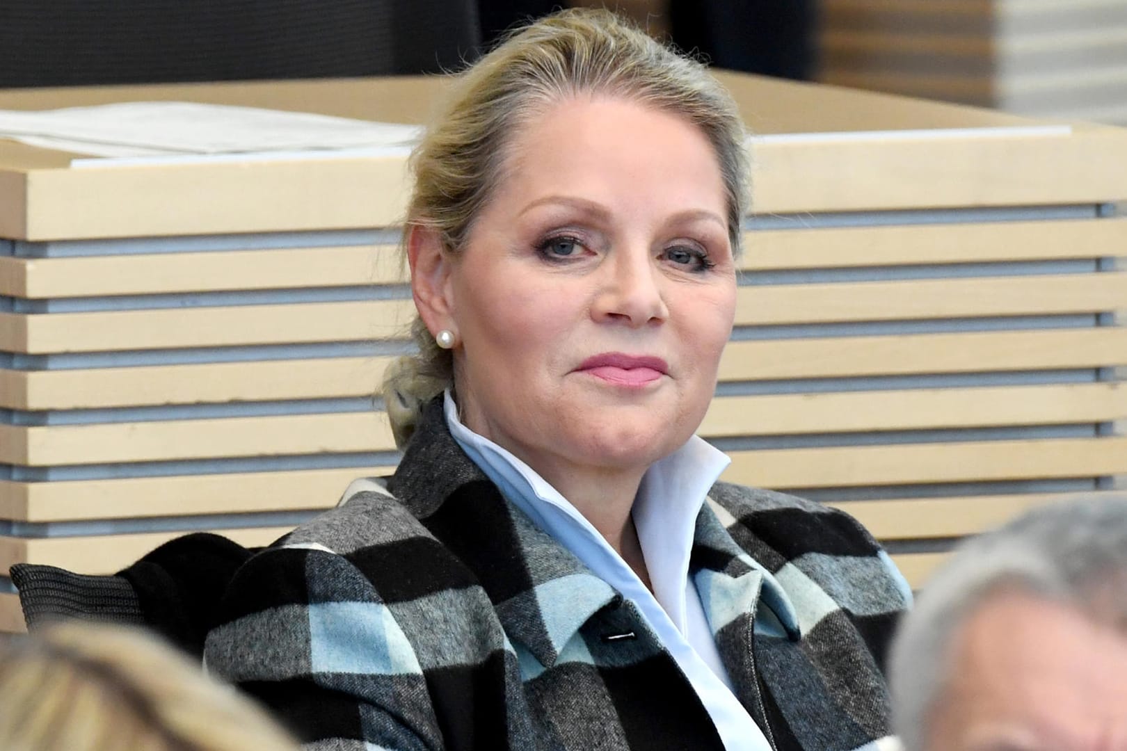 Doris von Sayn-Wittgenstein im Kieler Landtag: Die schleswig-holsteinische AfD-Landesvorsitzende droht aus ihrer Fraktion zu fliegen.