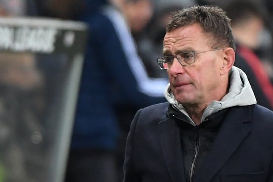 Enttäuscht: Leipzig-Coach Ralf Rangnick bei der Niederlage in Salzburg.