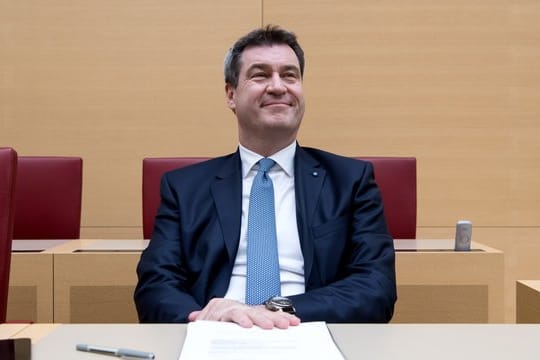 Widerspricht Ex-Unionsfraktionschef Merz in der Flüchtlingspolitik: Bayerns Ministerpräsident Söder.