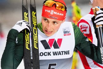 Eric Frenzel verpasste seinen ersten Saisonsieg in Lillehammer hauchdünn.
