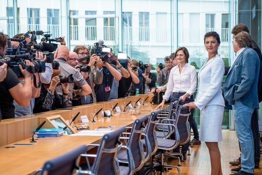 Fraktionschefin Sahra Wagenknecht steht derzeit im Mittelpunkt des Führungsstreits der Linken.