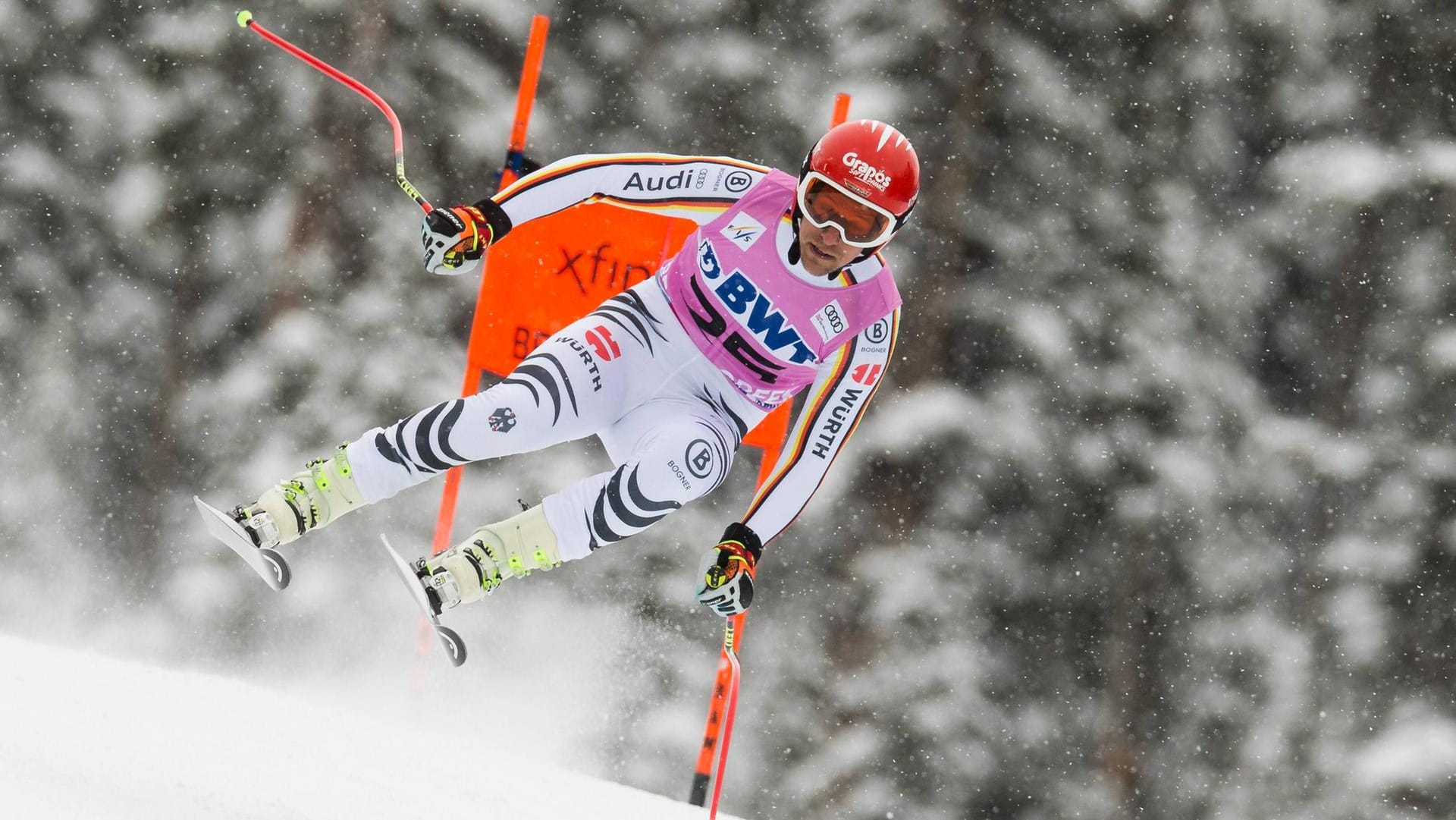 Josef Ferstl auf der Piste.
