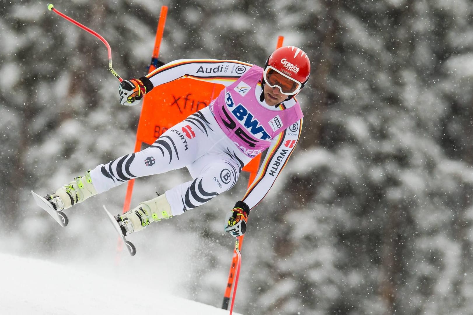 Josef Ferstl auf der Piste.