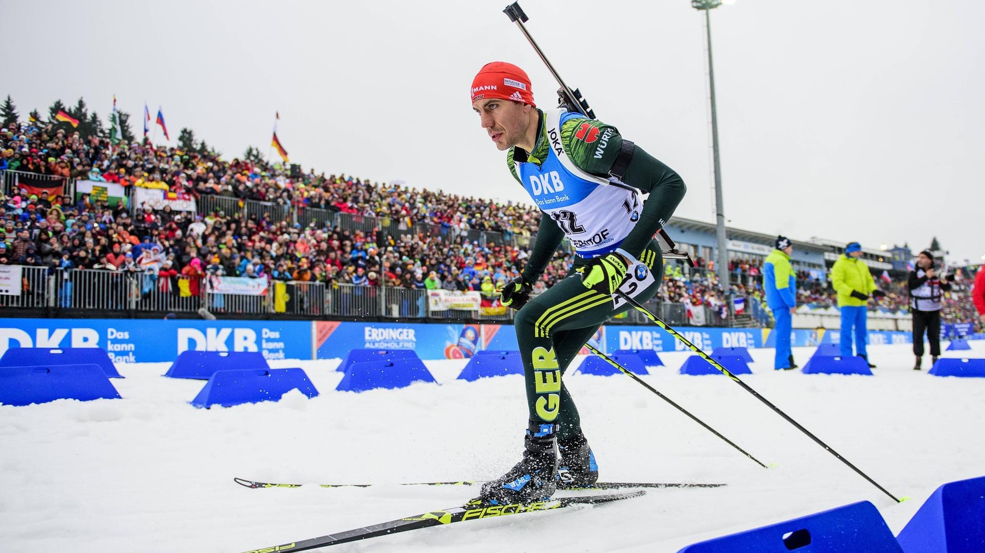 Erfahrener Biathlet: Arnd Peiffer ist seit 2009 im Biathlon-Weltcup aktiv und gewann dort seitdem 16 Rennen.