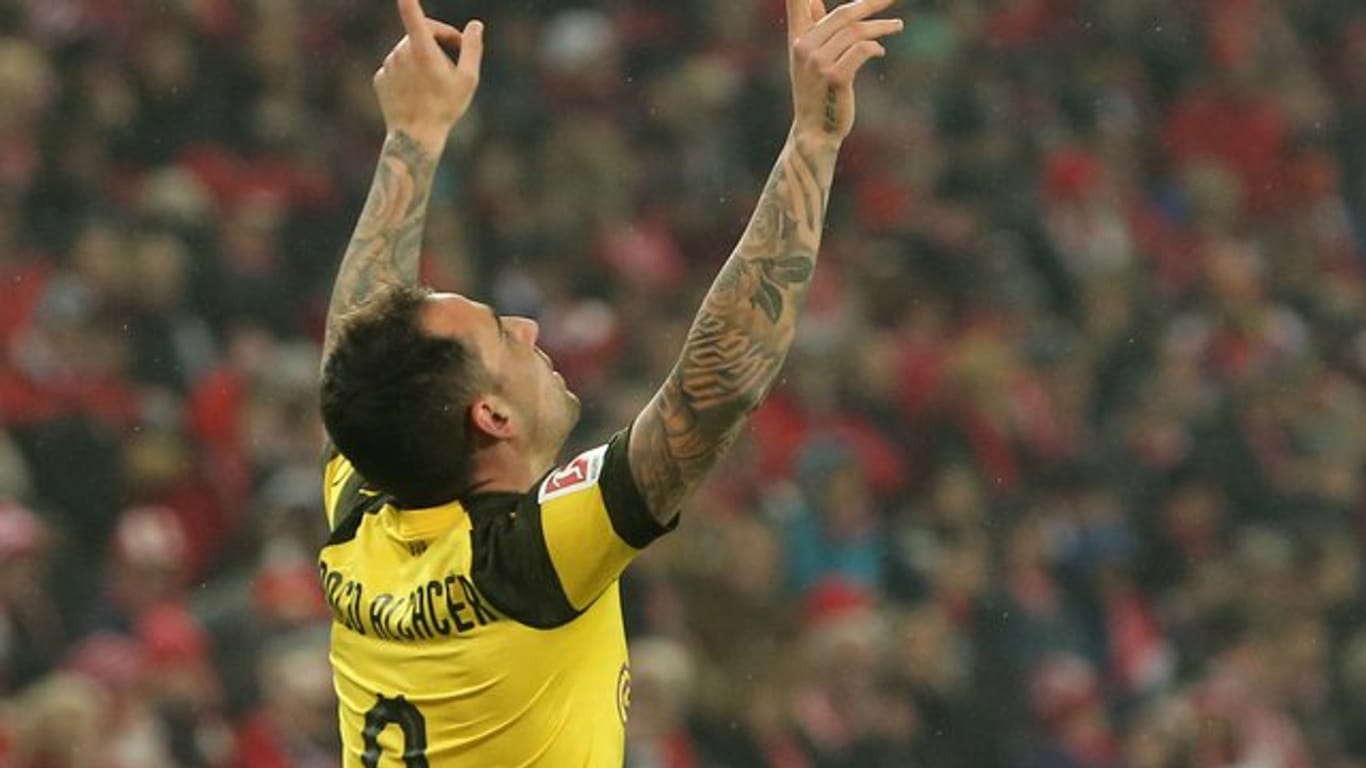 Dortmunds Paco Alcacer erzielte in dieser Saison bereits zehn Tore, davon neun als Joker.