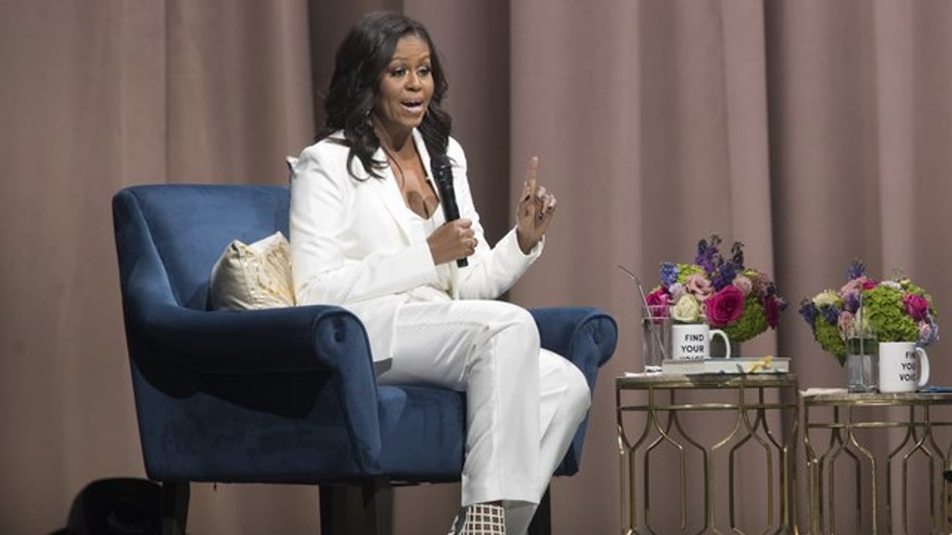 Michelle Obama, ehemalige First Lady der USA, bei ihrer Buchvorstellung in New York.