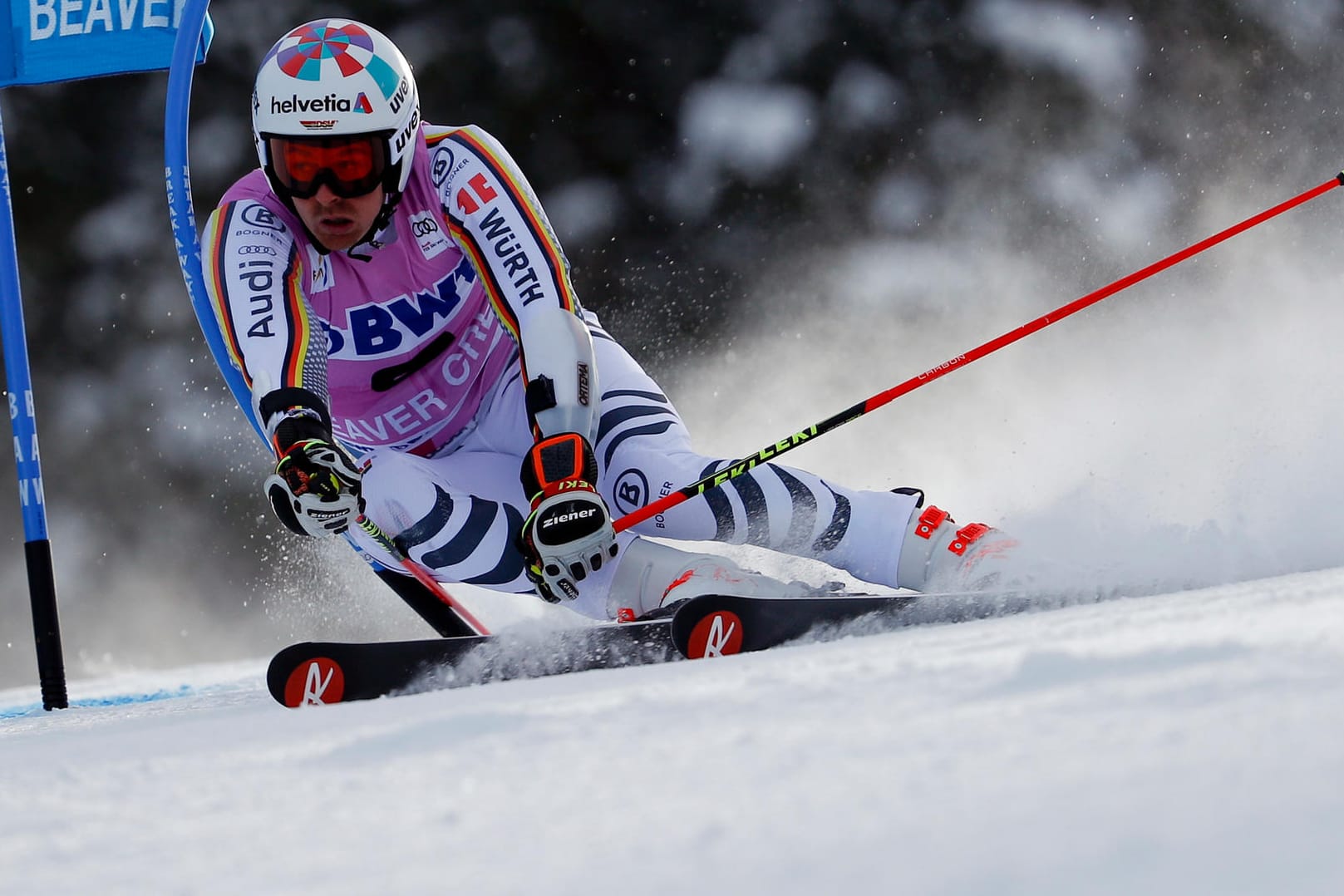 Der beste Fahrer im Riesenslalom von Beaver Creek: Stefan Luitz.