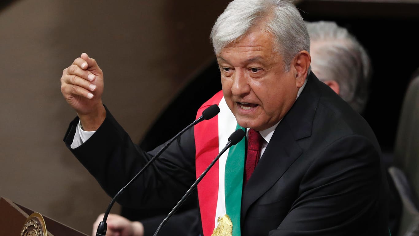 Mexikos neuer Präsident Andrés Manuel López Obrador: Er verkauft nicht nur den Regierungsjet, sondern halbiert auch sein Gehalt.