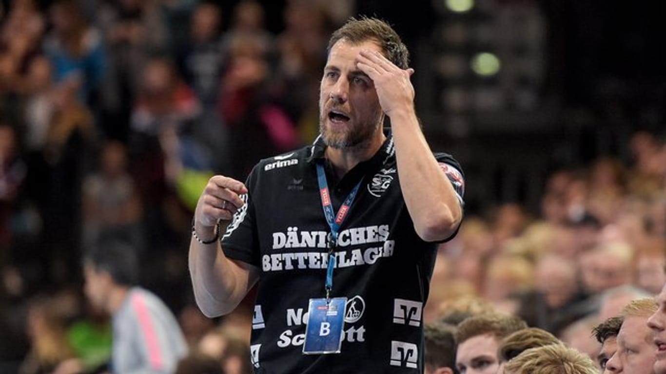Flensburgs Trainer Maik Machulla wünscht sich mehr Erholungspausen für seine Spieler.