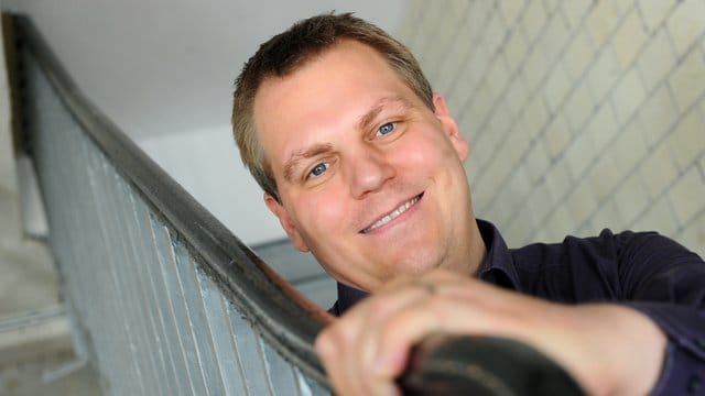 Jens Begemann, Gründer und Geschäftsführer des Spielesoftwareunternehmens Wooga GmbH in der Zentrale des Unternehmens.