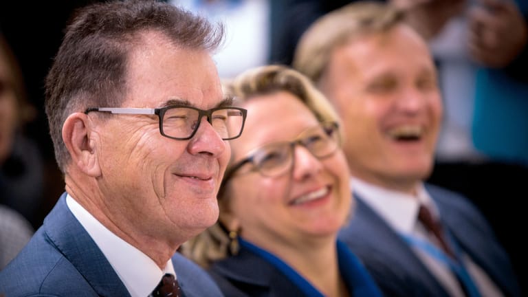 Gerd Müller, Svenja Schulze auf der UN-Klimakonferenz.