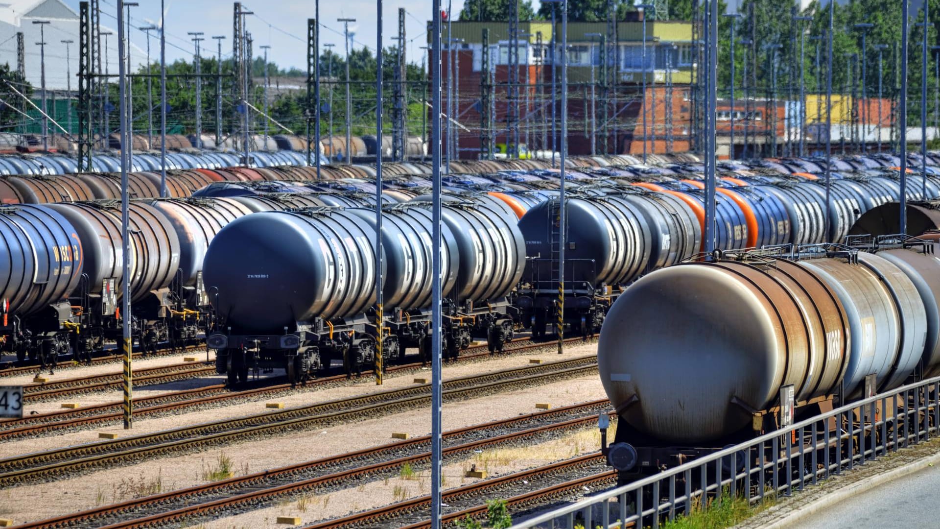 Hafenbahnhof Hohe Schaar in Hamburg: Die Grünen wollen viel mehr Güterverkehr auf der Schiene.