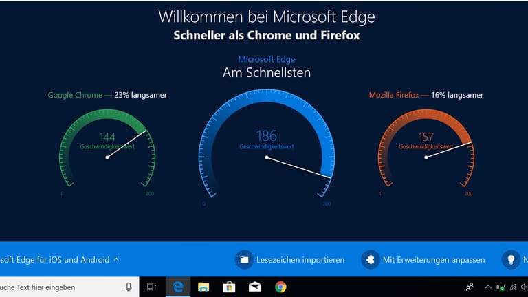 Microsoft wirbt für Edge (Symbolbild): Angeblich will der Konzern den Browser ersetzen.