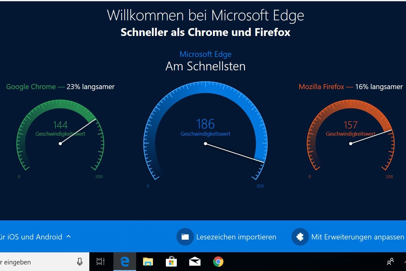 Microsoft wirbt für Edge (Symbolbild): Angeblich will der Konzern den Browser ersetzen.