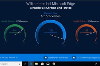 Microsoft wirbt für Edge (Symbolbild): Angeblich will der Konzern den Browser ersetzen.