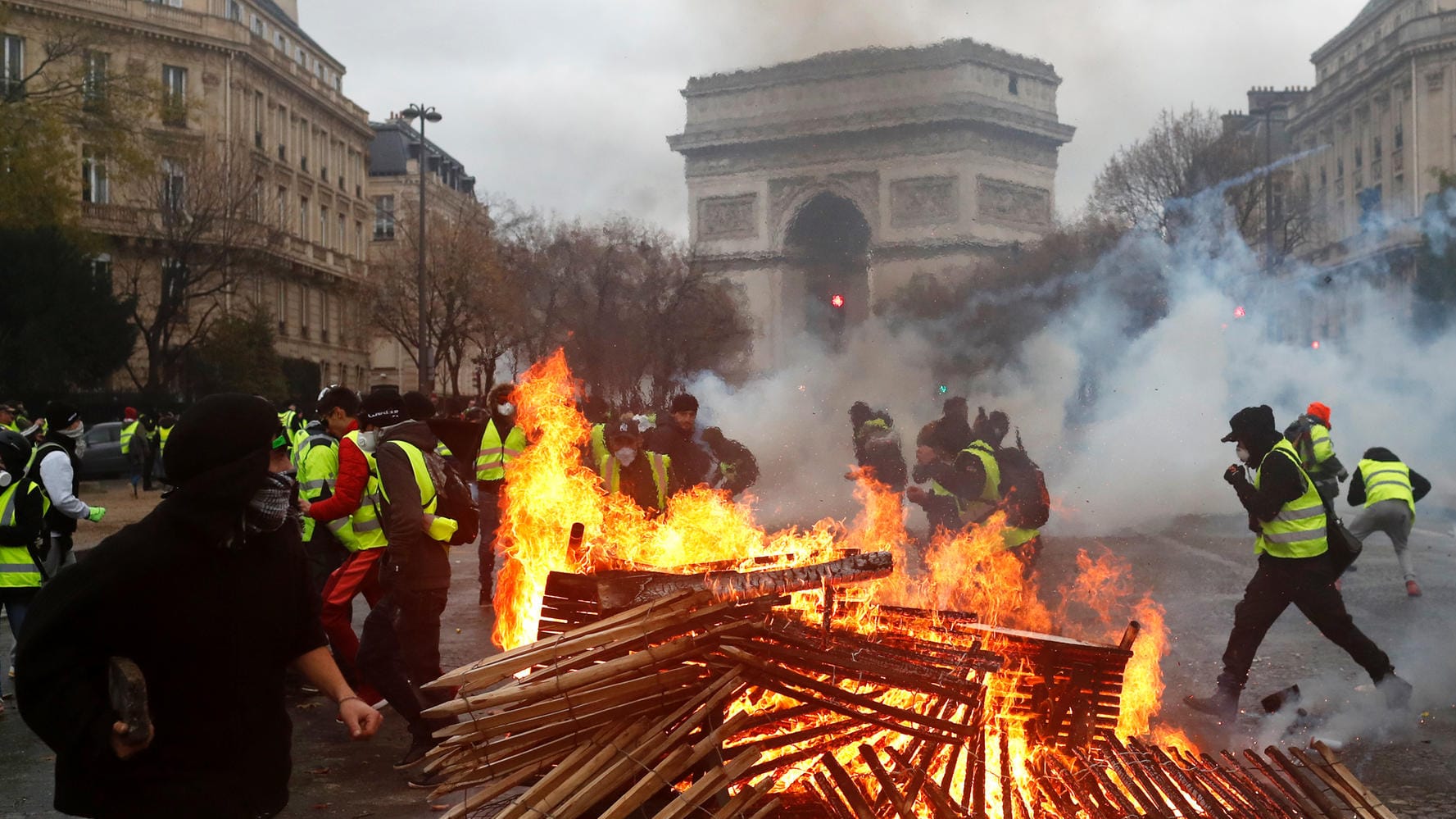 Demonstration in Frankreich