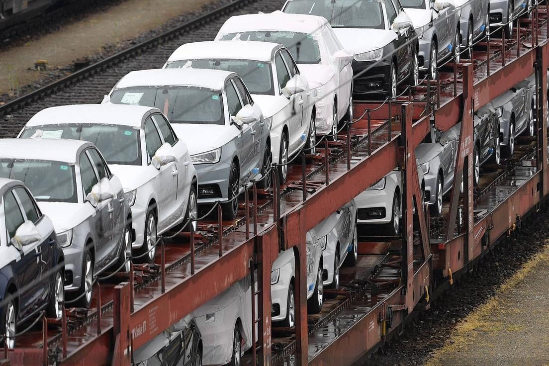 Neue Audis auf dem Weg zum Händler: Die VW-Tochtermarke gehört zu den großen Verlierern im November 2018.